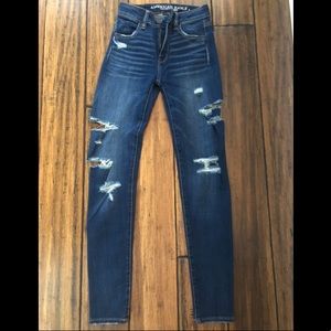 ripped american eagle jeans